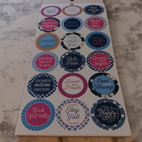 Recollections Southern Blues Sticker Pad – Over 700 Pieces! - Picture 10 of 14